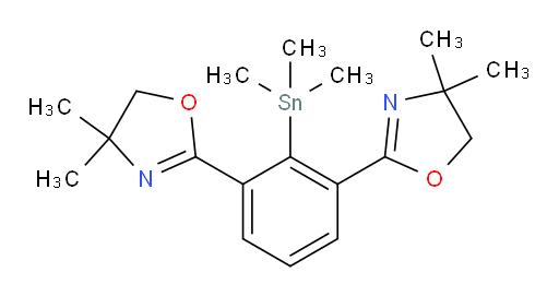 2,2'-(2-(三甲基锡基)-1,3-苯基ene)双(4,4-二甲基-4,5-二氢噁唑)