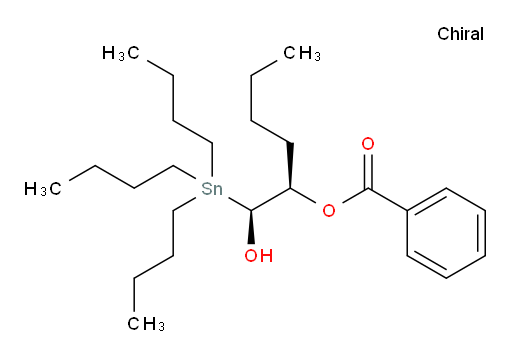 (1S,2R)-1-羟基-1-(三丁基锡基)己-2-基 苯甲酸酯