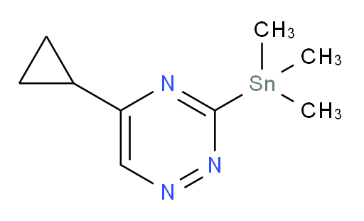 5-cyclopropyl-3-(trimethylstannyl)-1,2,4-triazine