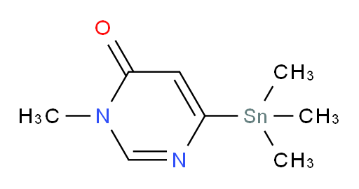 3-methyl-6-(trimethylstannyl)pyrimidin-4(3H)-one
