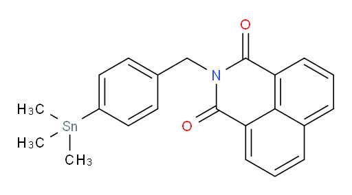 2-(4-(trimethylstannyl)benzyl)-1H-benzo[de]isoquinoline-1,3(2H)-dione