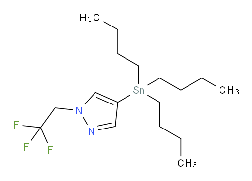 4-(tributylstannyl)-1-(2,2,2-trifluoroethyl)-1H-pyrazole