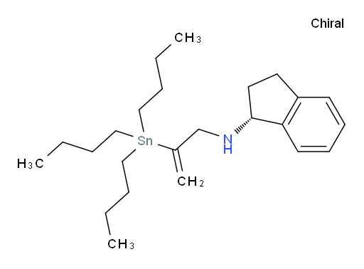 (R)-N-(2-(tributylstannyl)allyl)-2,3-dihydro-1H-inden-1-amine