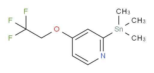4-(2,2,2-trifluoroethoxy)-2-(trimethylstannyl)pyridine