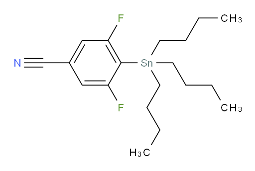 3,5-二氟-4-(三丁基锡基)苯腈