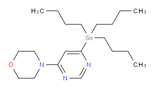 4-(6-(三丁基锡基)嘧啶-4-基)吗啉