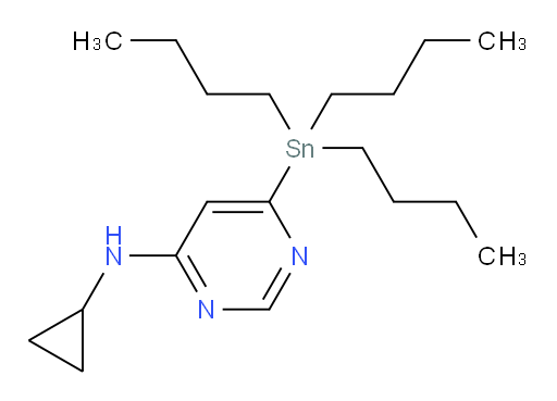 N-环丙基-6-(三丁基锡基)嘧啶-4-胺