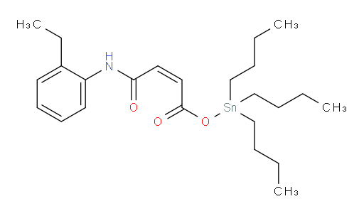 (Z)-三丁基锡基 4-((2-乙基苯基)氨基)-4-氧代丁-2-烯酸酯