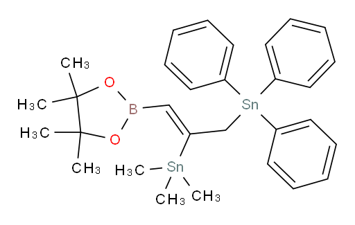 (Z)-三甲基(1-(4,4,5,5-四甲基-1,3,2-二氧杂环己硼烷-2-基)-3-(三苯基锡基)丙-1-烯-2-基)锡烷