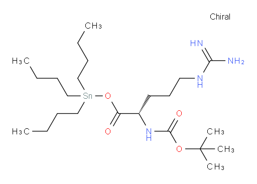 (S)-三丁基锡基 2-(BOC-氨基)-5-胍基戊酸酯
