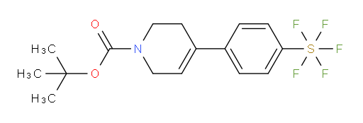 [4-[1-[(1,1-Dimethylethoxy)carbonyl]-1,2,3,6-tetrahydro-4-pyridinyl]phenyl]sulfur pentafluoride