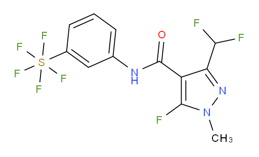 [3-[[[3-(Difluoromethyl)-5-fluoro-1-methyl-1H-pyrazol-4-yl]carbonyl]amino]phenyl]sulfur pentafluoride