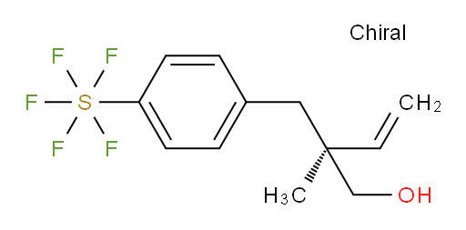 (S)-2-(4-(pentafluoromercapto)benzyl)-2-methylbut-3-en-1-ol