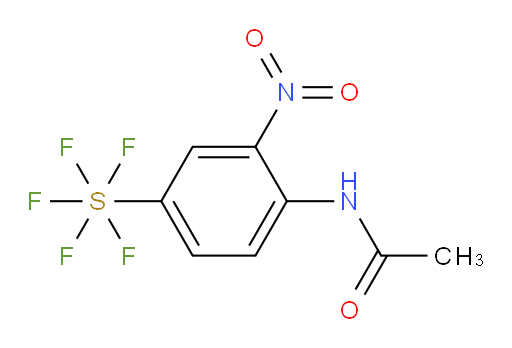 [4-(acetylamino)-3-nitrophenyl]sulfur pentafluoride