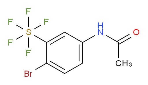 N-(4-bromo-3-(pentafluoromercapto)phenyl)acetamide