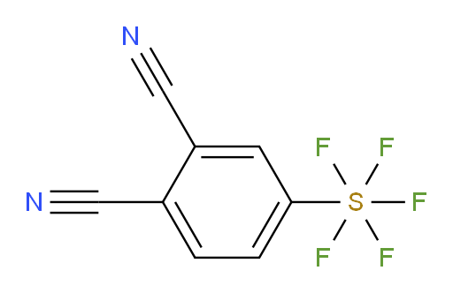 (3,4-Dicyanophenyl)sulfur pentafluoride