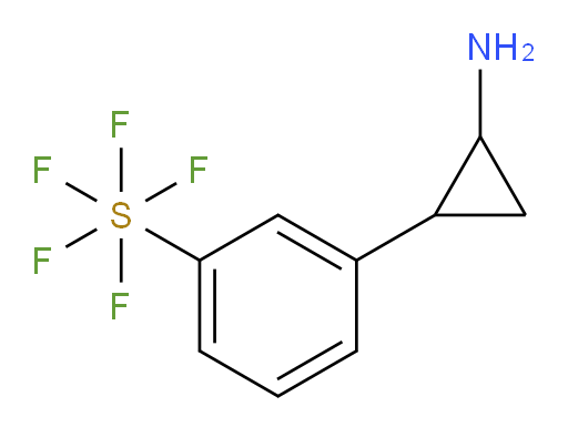 3-(2-aminocyclopropyl)(pentafluoromercapto)benzene