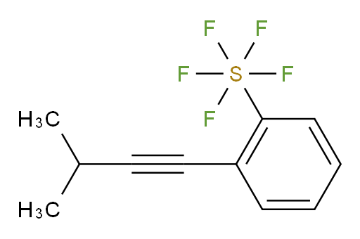 [2-(3-methyl-1-butyn-1-yl)phenyl]sulfur pentafluoride