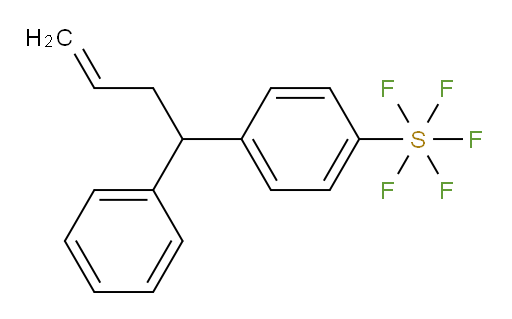 4-(1-phenylbut-3-en-1-yl)(pentafluoromercapto)benzene