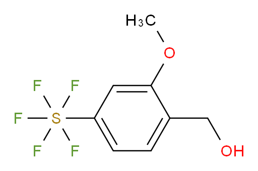 [4-(hydroxymethyl)-3-methoxyphenyl]-sulfur pentafluoride