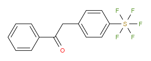 [4-(Benzoylmethyl)phenyl]sulfur pentafluoride