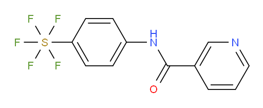 N-(4-(pentafluoromercapto)phenyl)nicotinamide