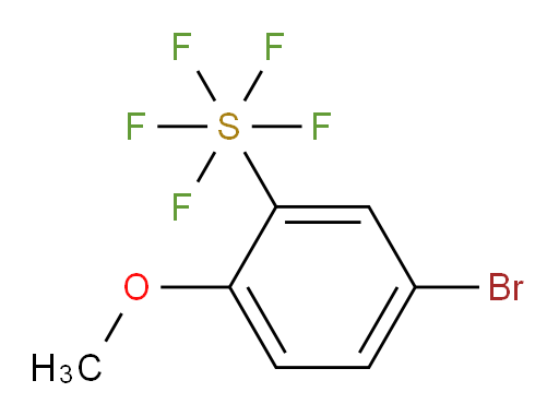 5-bromo-2-methoxy(pentafluoromercapto)benzene