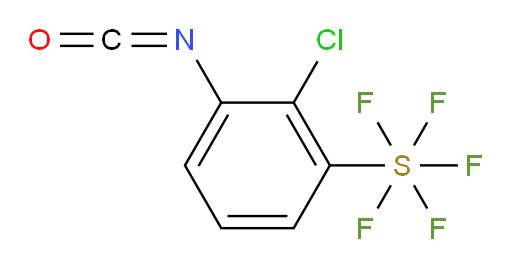 (2-Chloro-3-isocyanatophenyl)sulfur pentafluoride
