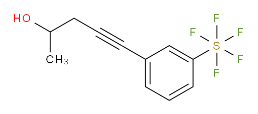 5-(3-(pentafluoromercapto)phenyl)pent-4-yn-2-ol
