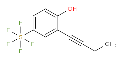 2-(but-1-yn-1-yl)-4-(pentafluoromercapto)phenol
