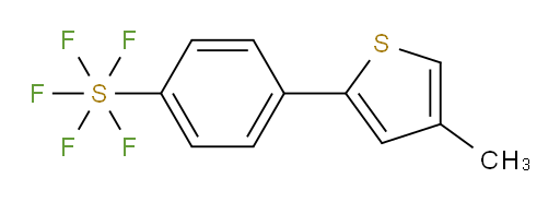 [4-(4-methyl-2-thienyl)phenyl]sulfur pentafluoride