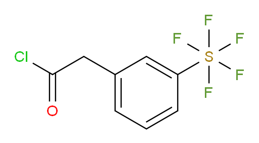 2-(3-(pentafluoromercapto)phenyl)acetyl chloride
