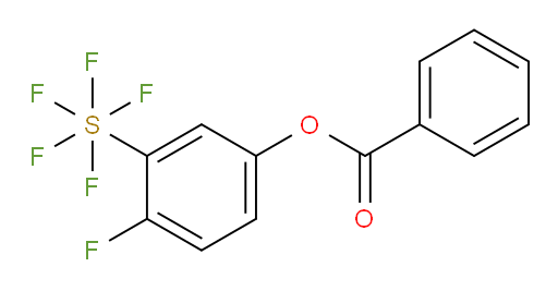 [5-(Benzoyloxy)-2-fluorophenyl]sulfur pentafluoride