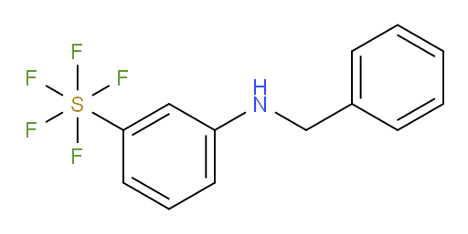 [3-[(phenylmethyl)amino]phenyl]sulfur pentafluoride