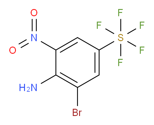 (4-Amino-3-bromo-5-nitrophenyl)sulfur pentafluoride