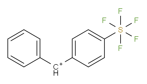 (4-(pentafluoromercapto)phenyl)(phenyl)methylium