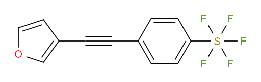 4-(furan-3-ylethynyl)(pentafluoromercapto)benzene