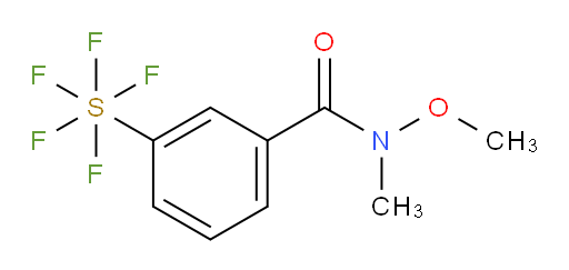 [3-[(methoxymethylamino)carbonyl]phenyl]sulfur pentafluoride