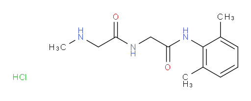 N-{[(2,6-dimethylphenyl)carbamoyl]methyl}-2-(methylamino)acetamide hydrochloride