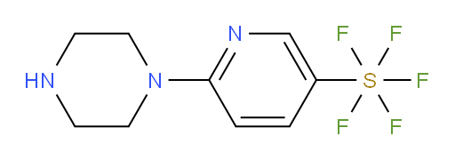 6-(piperazin-1-yl)pyridine-3-ylsulfur pentafluoride