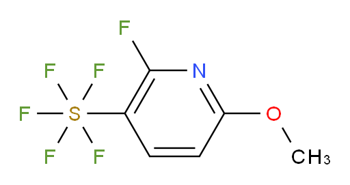 2-fluoro-6-methoxypyridine-3-ylsulfur pentafluoride