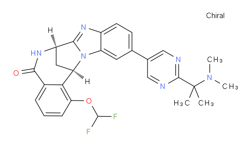 (7R,14R)-1-(difluoromethoxy)-11-[2-[1-(dimethylamino)-1-methylethyl]pyrimidin-5-yl]-6,7-dihydro-7,14-Methanobenzimidazo[1,2-b][2,5]benzodiazocin-5(14H)--one