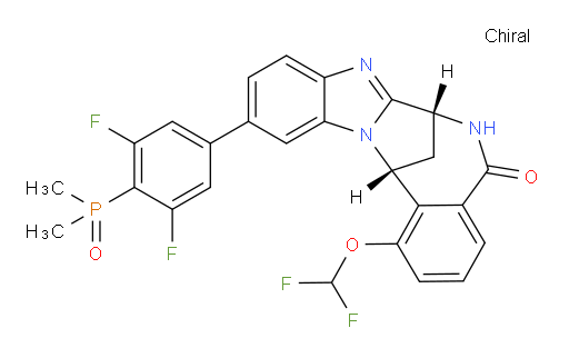 (7R,14R)-1-(difluoromethoxy)-11-(4-(dimethylphosphoryl)-3,5-difluorophenyl)-6,7-dihydro-7,14-methanobenzo[f]benzo[4,5]imidazo[1,2-a][1,4]diazocin-5(14H)-one