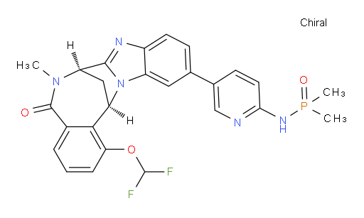 N-(5-((7R,14R)-1-(difluoromethoxy)-6-methyl-5-oxo-5,6,7,14-tetrahydro-7,14-methanobenzo[f]benzo[4,5]imidazo[1,2-a][1,4]diazocin-11-yl)pyridin-2-yl)-P,P-dimethylphosphinic amide