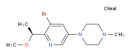 (S)-1-(5-bromo-6-(1-methoxyethyl)pyridin-3-yl)-4-methylpiperazine