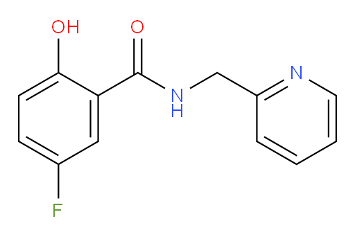 5-fluoro-2-hydroxy-N-(pyridin-2-ylmethyl)benzamide