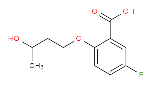 5-fluoro-2-(3-hydroxybutoxy)benzoic acid