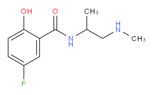 5-fluoro-2-hydroxy-N-(1-(methylamino)propan-2-yl)benzamide