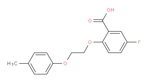 5-fluoro-2-(2-(p-tolyloxy)ethoxy)benzoic acid