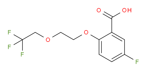5-fluoro-2-(2-(2,2,2-trifluoroethoxy)ethoxy)benzoic acid